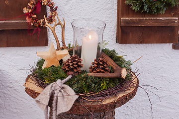 Image showing Christmas decoration for outside