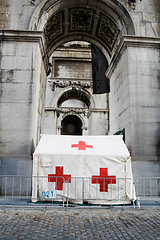 Image showing First Aid tent