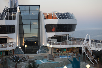 Image showing Pool Deck Area of MSC Splendida