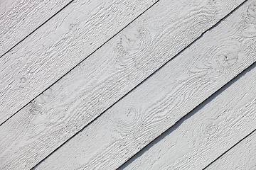 Image showing White rustic wooden planks background