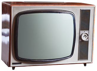 Image showing Old Russian TV set