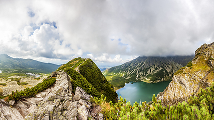 Image showing View from Krab in Tatra Mountains, Poland, Europe.