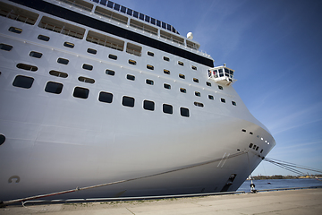 Image showing Cruise ship in port