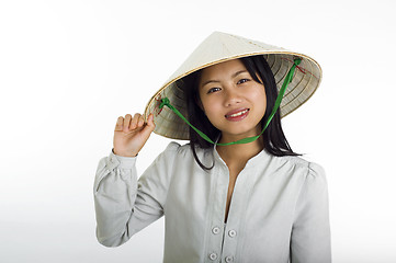 Image showing asian girl vietnamese style