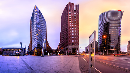 Image showing The Potsdammer Platz in Berlin, Germany