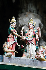 Image showing Hindu Temple in Batu Caves 
