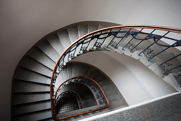 Image showing Spiral staircase