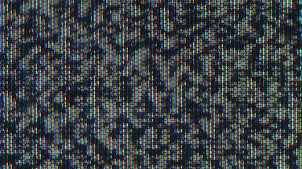 Image showing Macro shot of TV LCD matrix