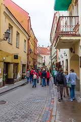 Image showing Vilnius Old Town view to west in summer