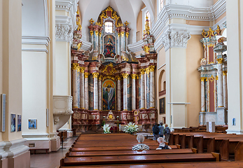 Image showing Church of St. Casimir interior in Vilnius