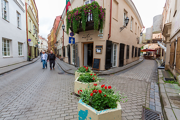 Image showing Vilnius Old Town view to west in summer