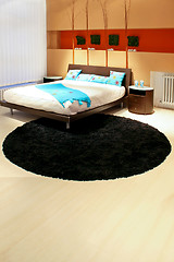 Image showing Terracotta bedroom vertical