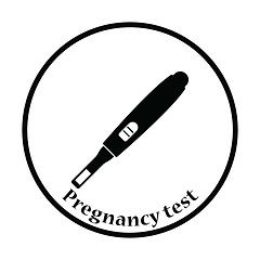 Image showing Pregnancy test icon