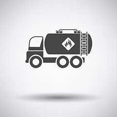 Image showing Fuel tank truck icon