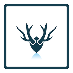 Image showing Deer\'s antlers  icon