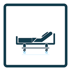 Image showing Hospital bed icon