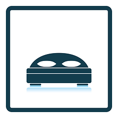 Image showing Hotel bed icon