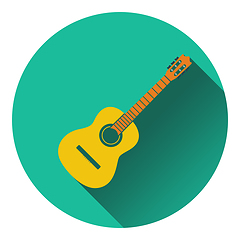 Image showing Icon of acoustic guitar