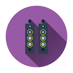 Image showing Audio system speakers icon