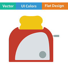 Image showing Kitchen toaster icon