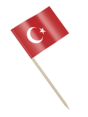 Image showing Turkish flag toothpick