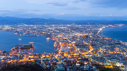 Image showing Hakodate City in Japan