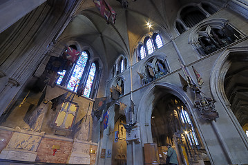 Image showing Old flags in St.Patrick`s Cathedral