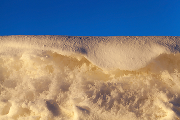 Image showing drifts of snow, winter