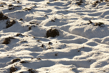 Image showing Snow after snowfall