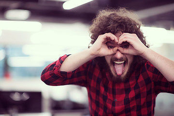 Image showing Portrait of smiling male software developer