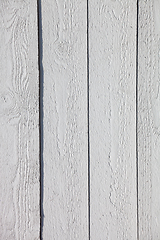 Image showing White rustic wooden planks background