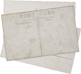 Image showing Old vintage postcards
