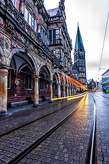 Image showing Bremen old Town Hall and Cathedral