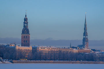 Image showing View of Riga in winter time.