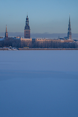 Image showing View of Riga in winter time.