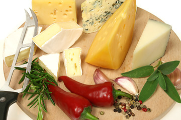 Image showing Cheese diversity