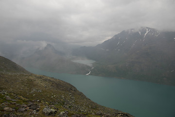 Image showing Mountain hiking in Norway