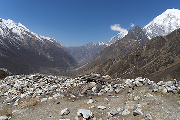 Image showing Mountain landscape in Nepal