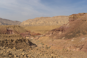 Image showing Travel in Israel negev desert landscape