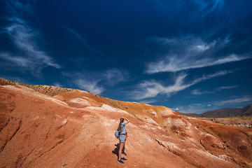 Image showing Valley of Mars landscapes