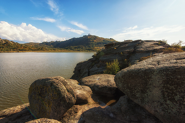 Image showing Beauty view on Kolyvan lake