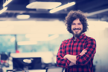 Image showing Portrait of smiling male software developer