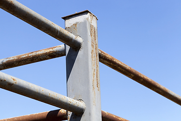 Image showing metal fence