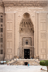 Image showing The two mosques Al-Rifa\'i and Sultan Hassan in Cairo Egypt