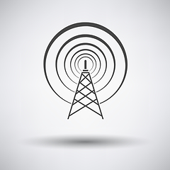 Image showing Radio antenna icon