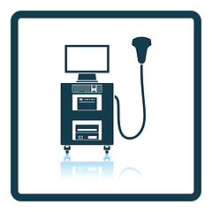Image showing Ultrasound diagnostic machine icon