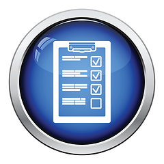 Image showing Training plan tablet icon
