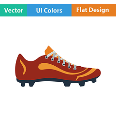 Image showing Baseball boot icon