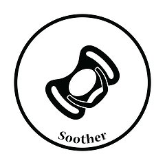 Image showing Baby soother icon