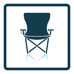 Image showing Icon of Fishing folding chair